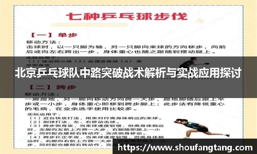 北京乒乓球队中路突破战术解析与实战应用探讨