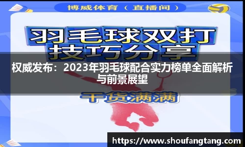 权威发布：2023年羽毛球配合实力榜单全面解析与前景展望